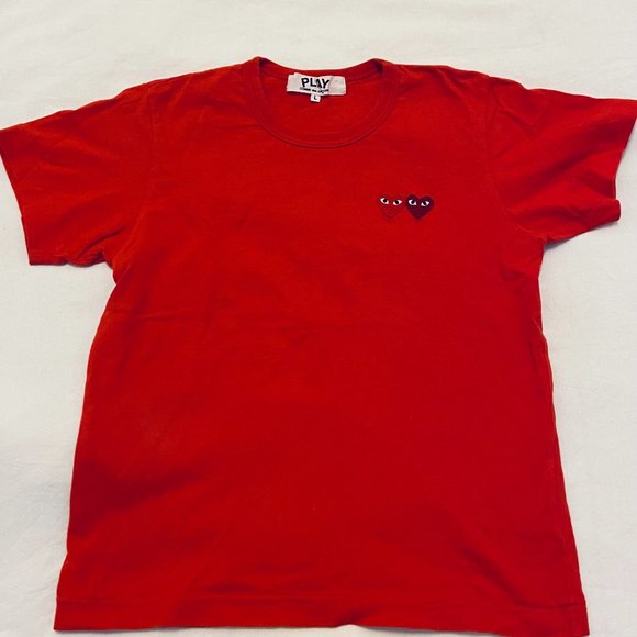 CDG PLAY Red Heart Tee - Picture 2 of 5